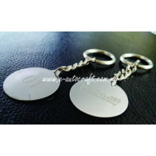 Key Chain Silver Gloss   2D Etching KC/SG_02